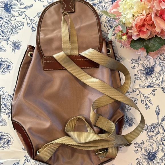LANCEL PARIS backpack in pink and brown - Picture 4 of 5